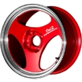 Picture of Advan ONI2 15X8 / ET30 / 4x100 - Machining & Racing Candy Red