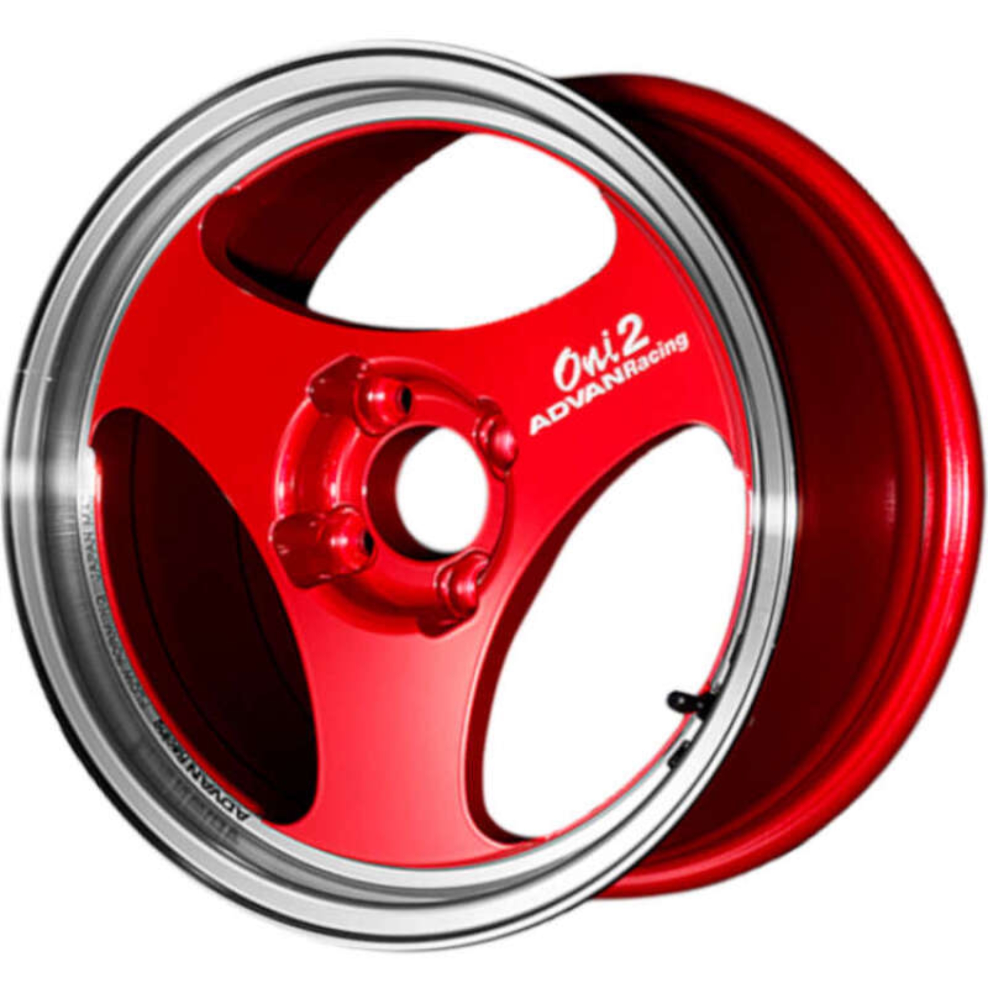 Picture of Advan ONI2 15X8 / ET30 / 4x100 - Machining & Racing Candy Red
