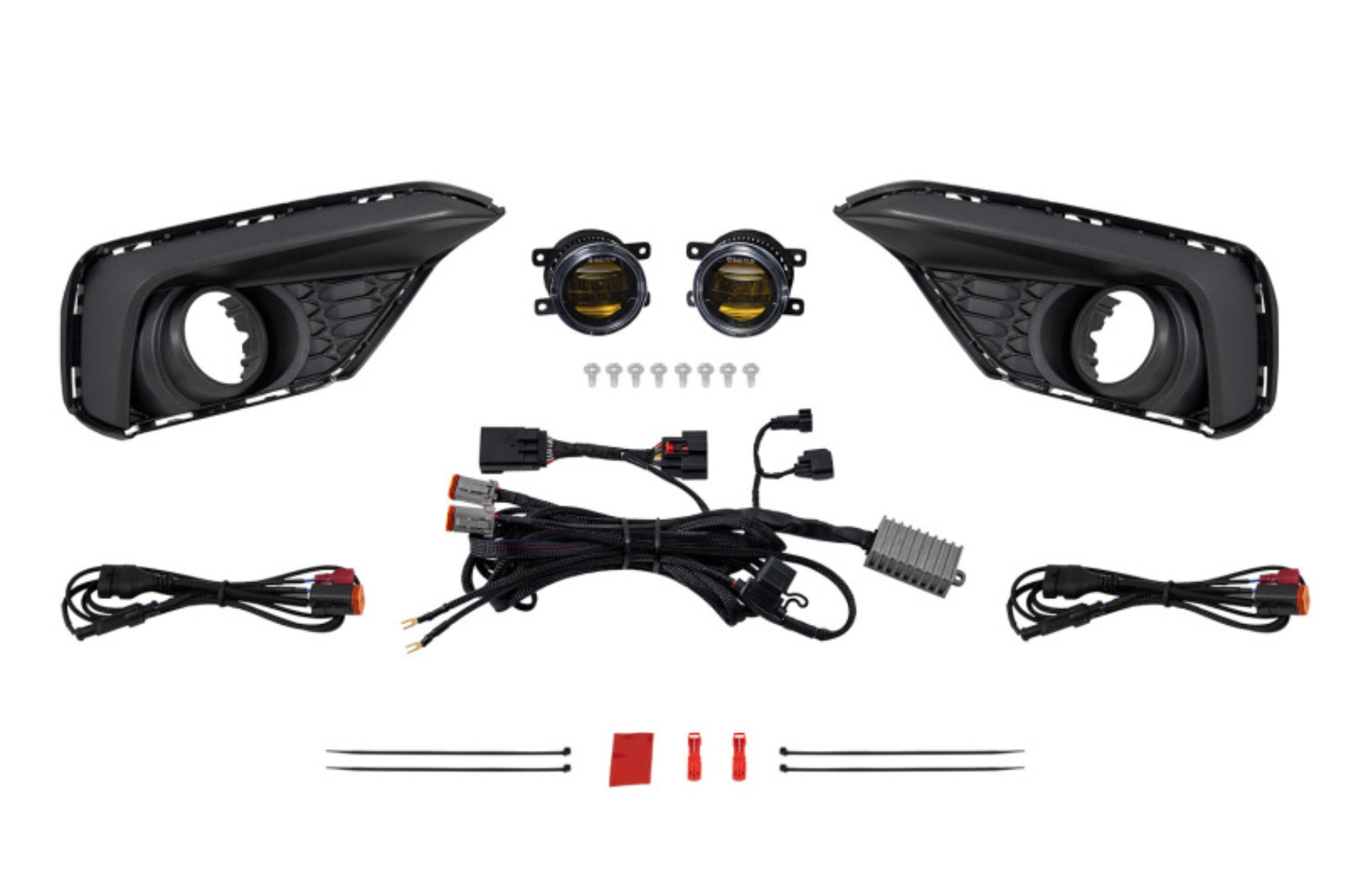 Picture of Diode Dynamics 2024 Ford Mustang EcoBoost Elite Series Add-On Fog Lamp Kit Yellow