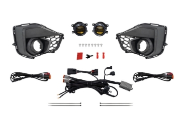 Picture of Diode Dynamics 2025 Ford Mustang GT Elite Series Add-On Fog Lamp Kit Yellow