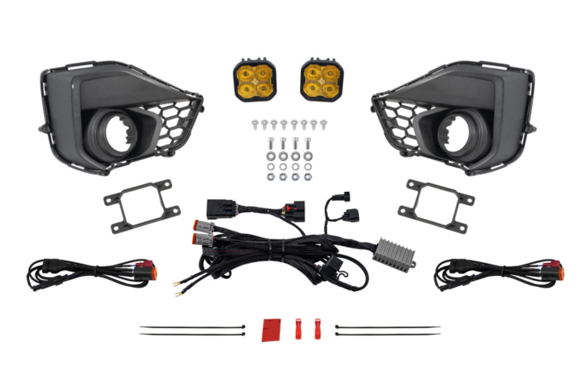 Picture of Diode Dynamics 2027 Ford Mustang GT SS3 Add-On Fog Lamp Kit Yellow Sport