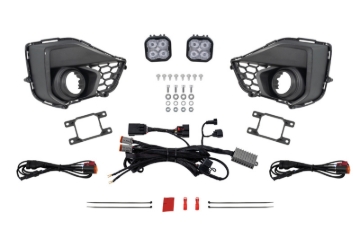 Picture of Diode Dynamics 2028 Ford Mustang GT SS3 Add-On Fog Lamp Kit White Pro