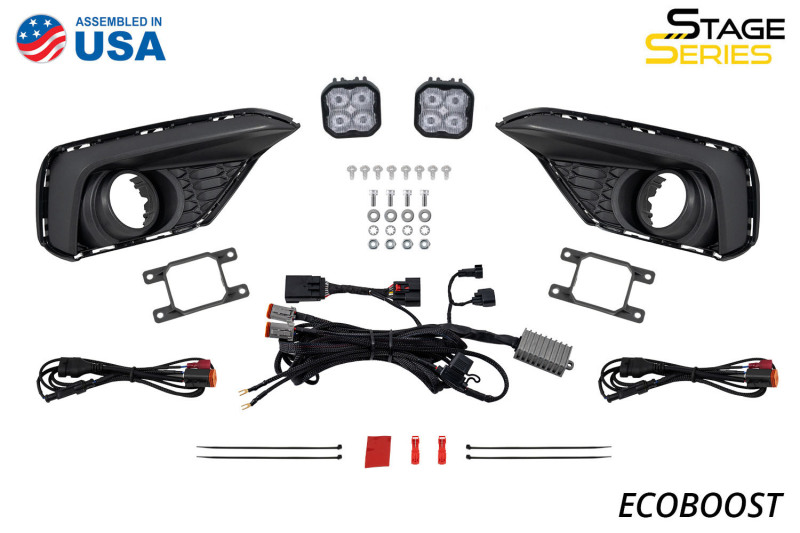 Picture of Diode Dynamics 2030 Ford Mustang GT SS3 Add-On Fog Lamp Kit White Max