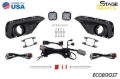 Picture of Diode Dynamics 2031 Ford Mustang GT SS3 Add-On Fog Lamp Kit Yellow Max