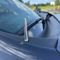 Picture of Wehrli 20-25 Chevy Silverado Billet TIG Torch Stubby Antenna - Raw Aluminum