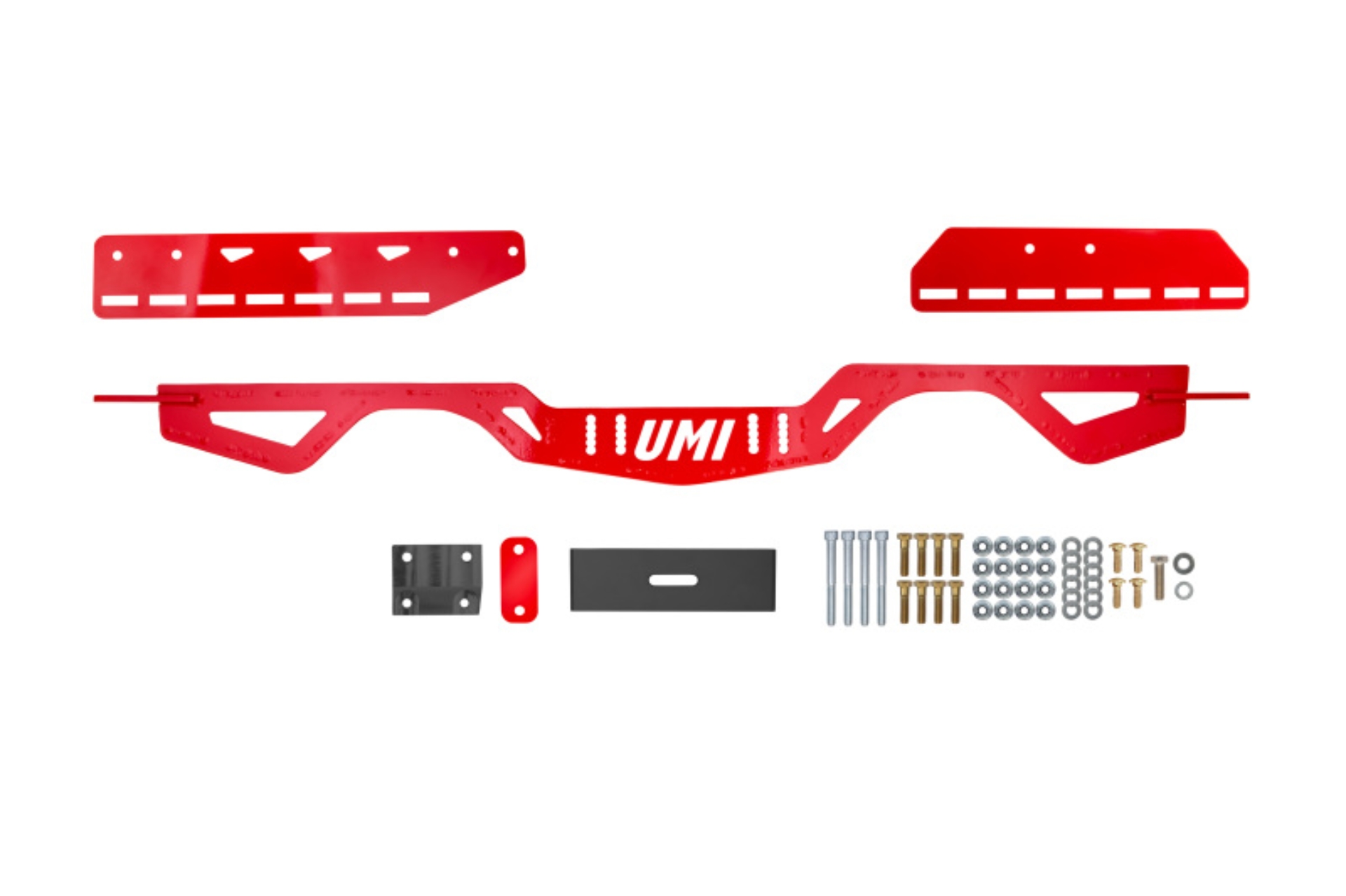 Picture of UMI Performance 78-88 GM G-Body Modular Adjustable Transmission Crossmember - Red