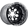 Picture of Weld Alpha-1 15x13 / 5x127 BP / 2in. BS Wheel - Black DBL MTS