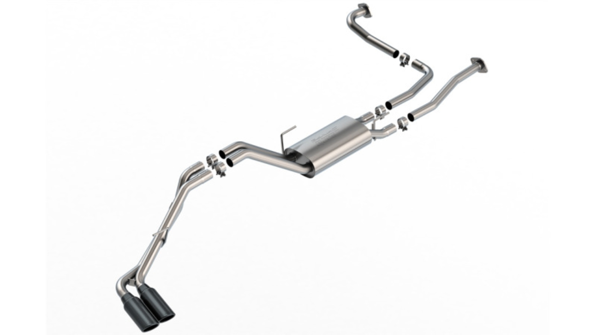 Picture of Borla 22-24 Nissan Frontier S-Type Cat Back System - Black Chrome