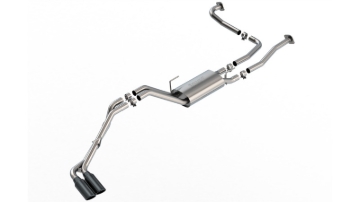 Picture of Borla 22-24 Nissan Frontier S-Type Cat Back System - Black Chrome