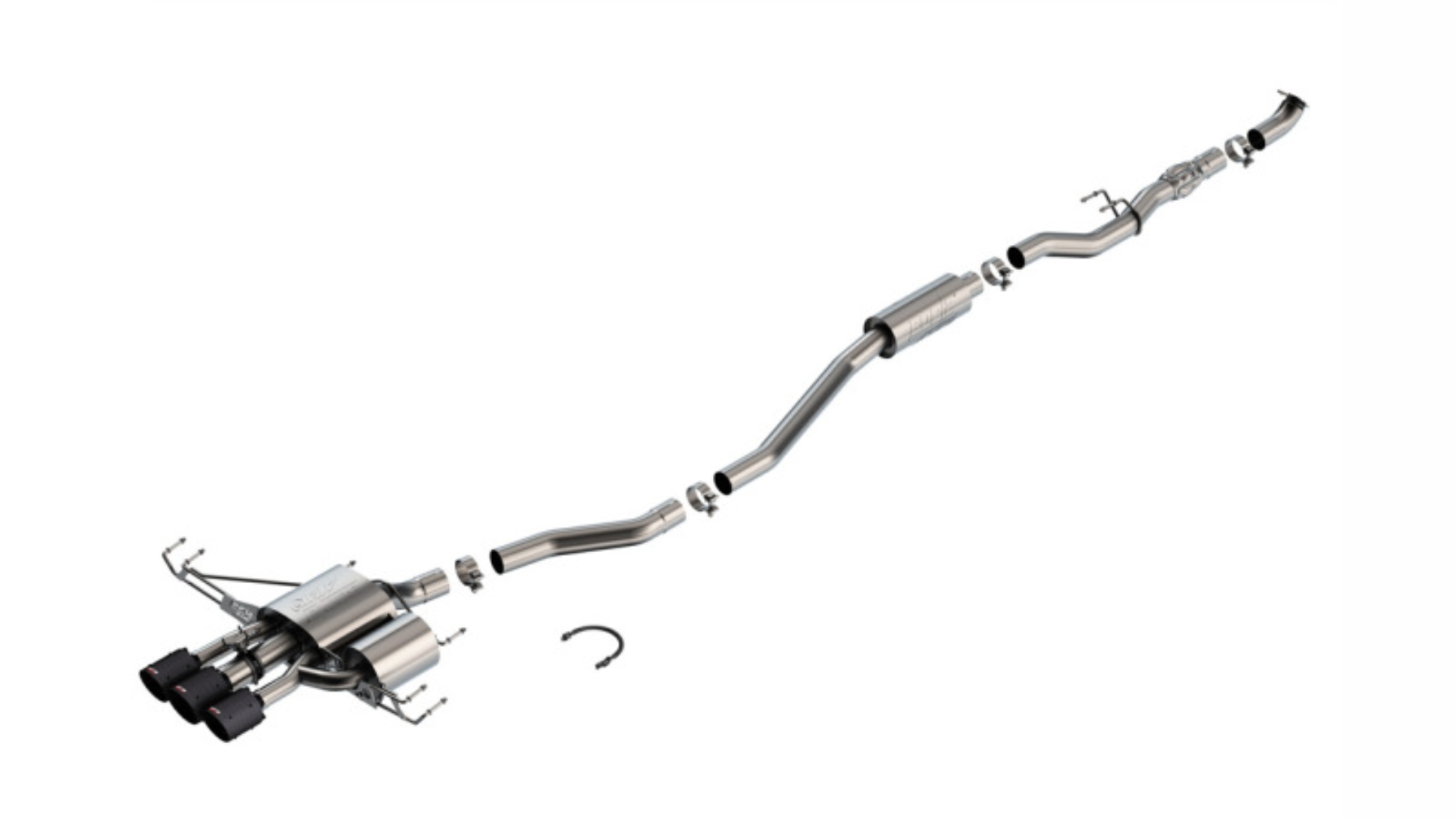 Picture of Borla 2024 Acura Integra Type S ATAK Cat Back Exhaust - Carbon Fiber & Black Anodized