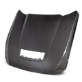 Picture of Anderson Composites 2024 Ford Mustang Type-OE Double Sided Carbon Fiber Hood