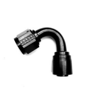 Picture of Fragola -6AN 120 Degree Fixed/Single Swivel Sport Crimp Pro Hose End