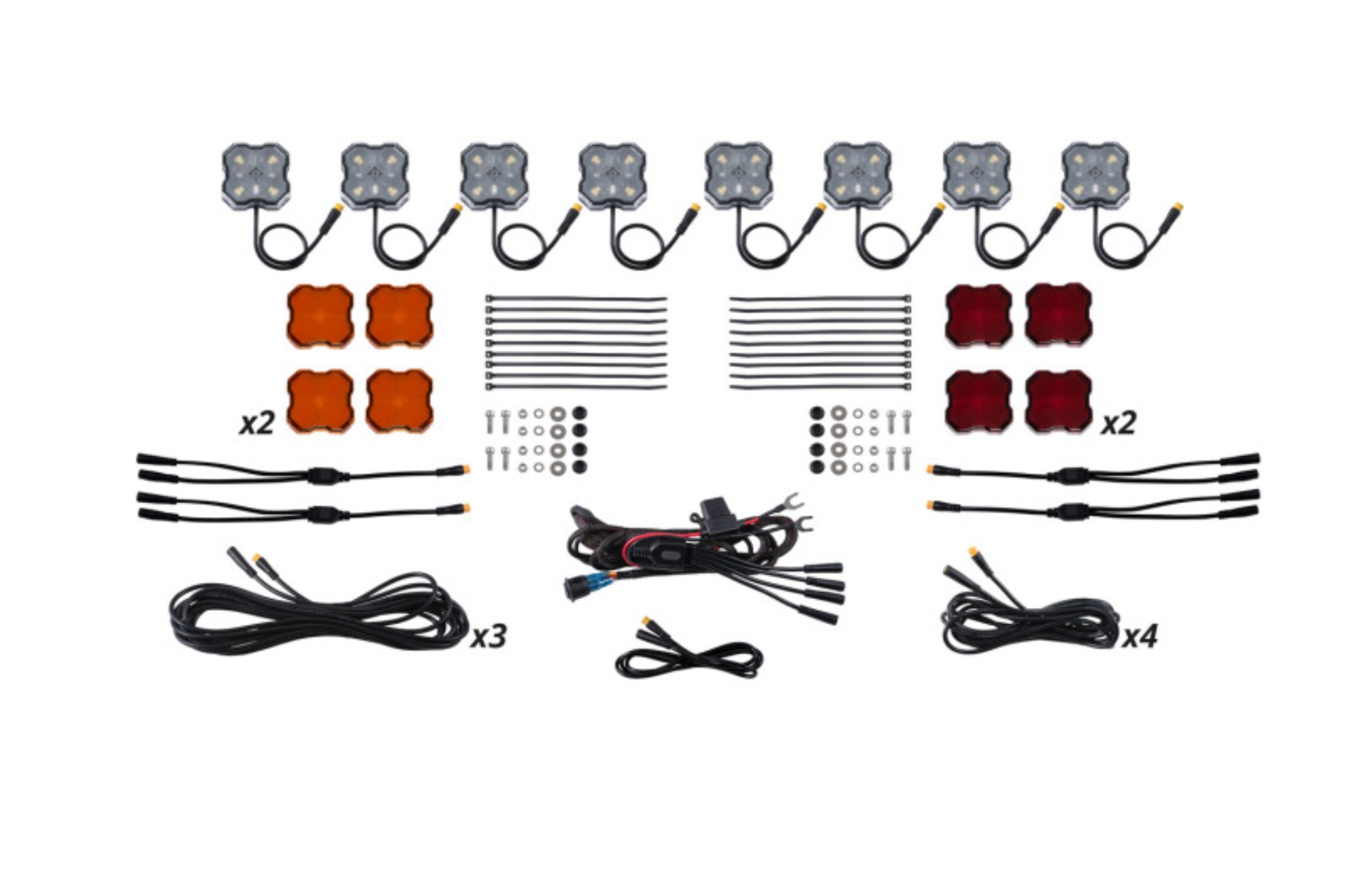 Picture of Diode Dynamics Single-Color Rock Light Installer Kit (8-pack)