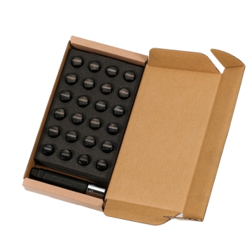 Picture of Rays M12x1.50 6 Hole 24pc Lock & Nut Set - Black