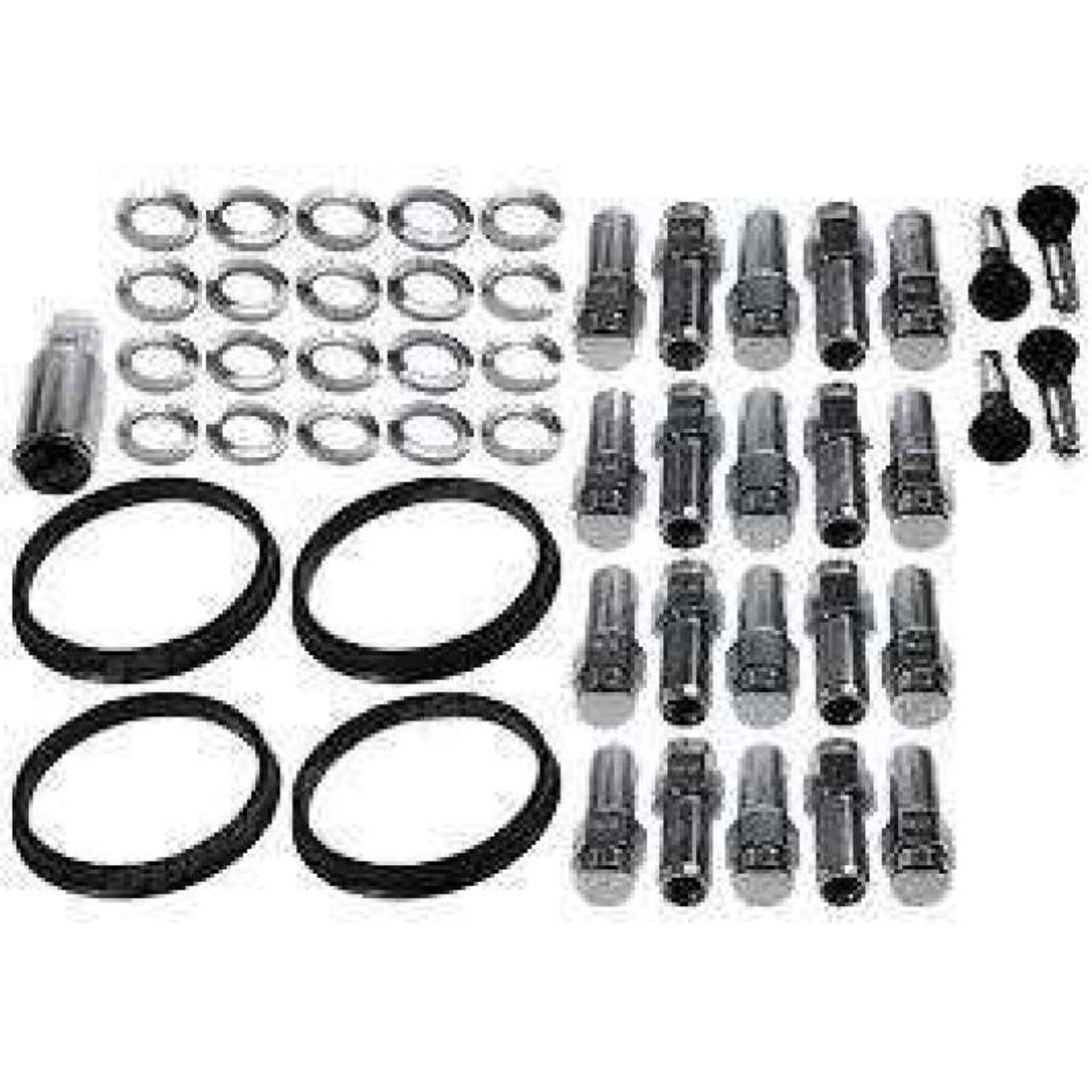 Picture of Race Star 1/2in Ford Open End Deluxe Lug Kit (Off Set Washers) - 20 PK