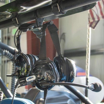 Picture of Rugged Radios Dual Headset Hanger with Bar Mount 1.25 Inches Tube Diameter