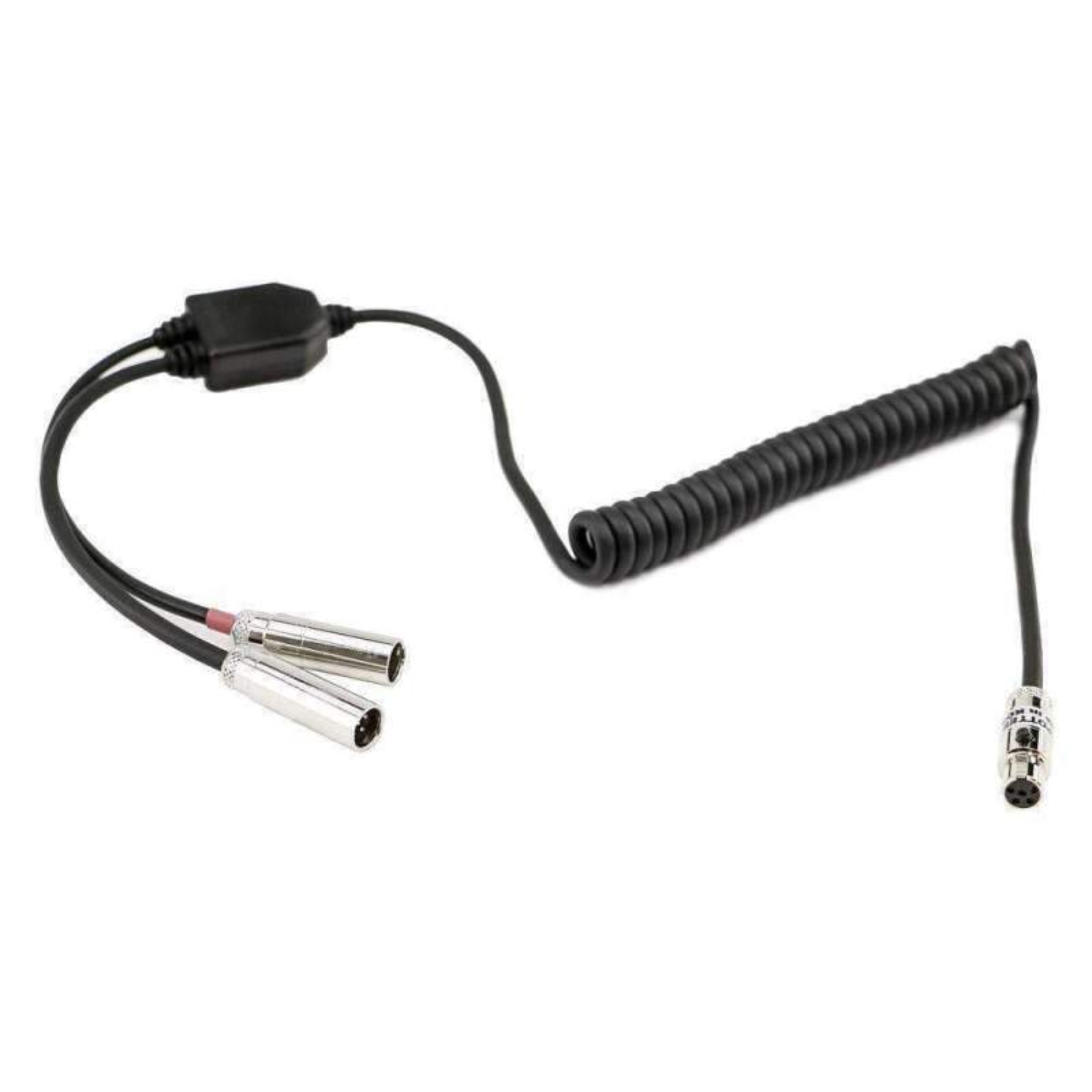 Picture of Rugged Radios Dual Radios to Headset Coil Cord Adapter for Crew Chief and Race Control