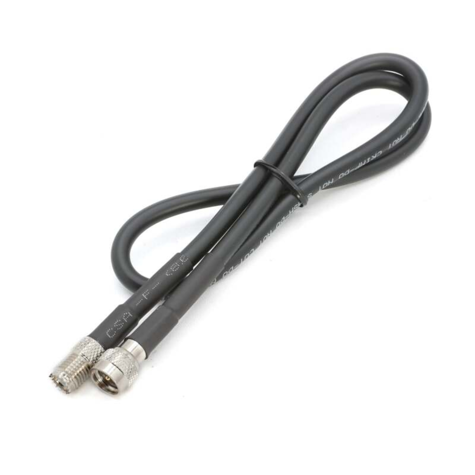 Picture of Rugged Radios 2 Ft Antenna Cable Extension for Mini 3/8 NMO Bulkhead Mount
