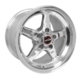 Picture of Race Star 92 Drag Star 15x10.00 5x4.50bc 7.25bs Direct Drill Polished Wheel