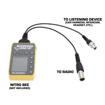 Picture of Rugged Radios Nitro Bee Xtreme to 5-pin Car Harness or Headset - Adapter