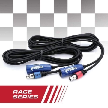 Picture of Rugged Radios OFFROAD 12 RACE SERIES Straight Cable to Intercom Driver and Co-Driver