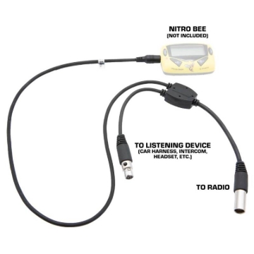Picture of Rugged Radios Adapter for Scanner to 5-pin Car Harness Headset or Intercom
