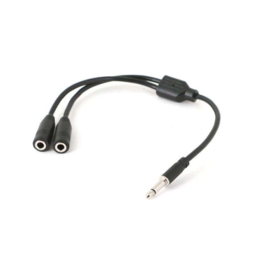 Picture of Rugged Radios 3.5mm Mono Plug Y-Splitter for External Speakers