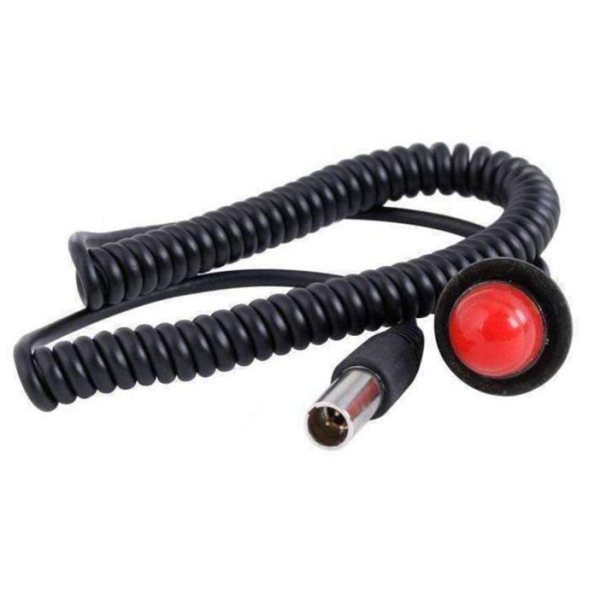 Picture of Rugged Radios Hole Mount Steering Wheel Push to Talk (PTT) with Coil Cord for Car Harnesses