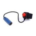Picture of Rugged Radios Motorcycle RACE Push to Talk (PTT) Velcro Mount with Nexus Jack