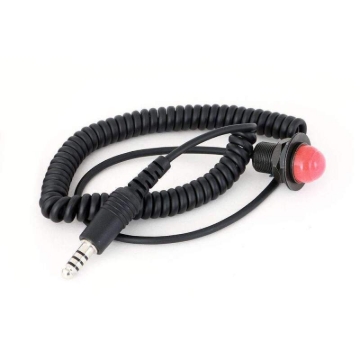 Picture of Rugged Radios Velcro Mount Steering Wheel Push to Talk (PTT) with Quick Disconnect for Intercoms