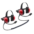 Picture of Rugged Radios H80 Track Talk Linkable Intercom Headsets - Bring The Conversation... NASCAR event