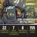 Picture of Rugged Radios Rugged GMR2 PLUS - GMRS / FRS Two Way Handheld Radio Safety Orange