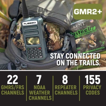 Picture of Rugged Radios Rugged GMR2 PLUS - GMRS / FRS Two Way Handheld Radio Safety Orange