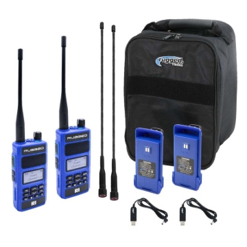 Picture of Rugged Radios R1 READY PACK - Rugged R1 - Business Band Two Way Handheld Radios - Digital and Analog