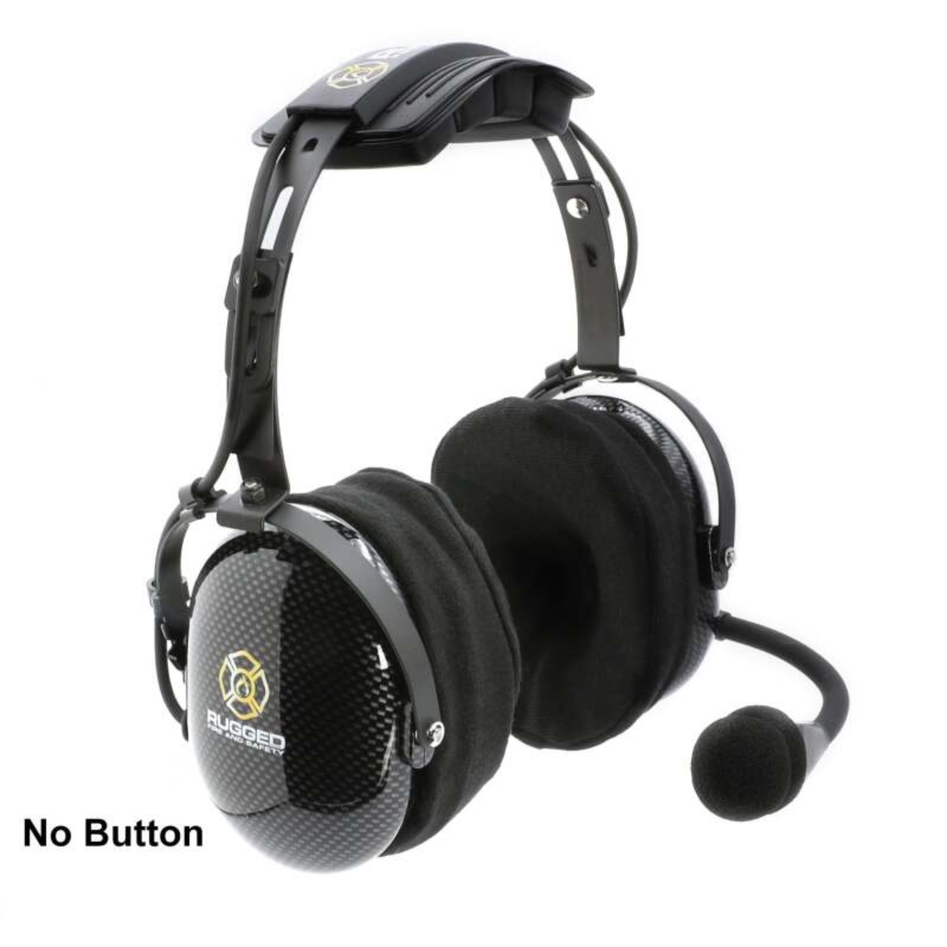Picture of Rugged Radios FHS OTH FSI Headset w/ Mic On/Off Button / For David Clark / Sigtronics / Avcomm