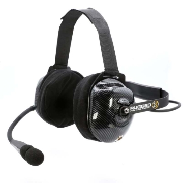 Picture of Rugged Radios FHS Behind-The-Head Fire Safety Industrial Headset No Buttons / No Cable