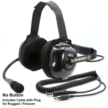 Picture of Rugged Radios FHS BTH FSI Headset w/ Mic I/O Button / For David Clark / Sigtronics / Avcomm