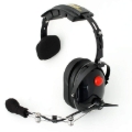 Picture of Rugged Radios H15 Single Side Headset for 2-Way Radios - Black