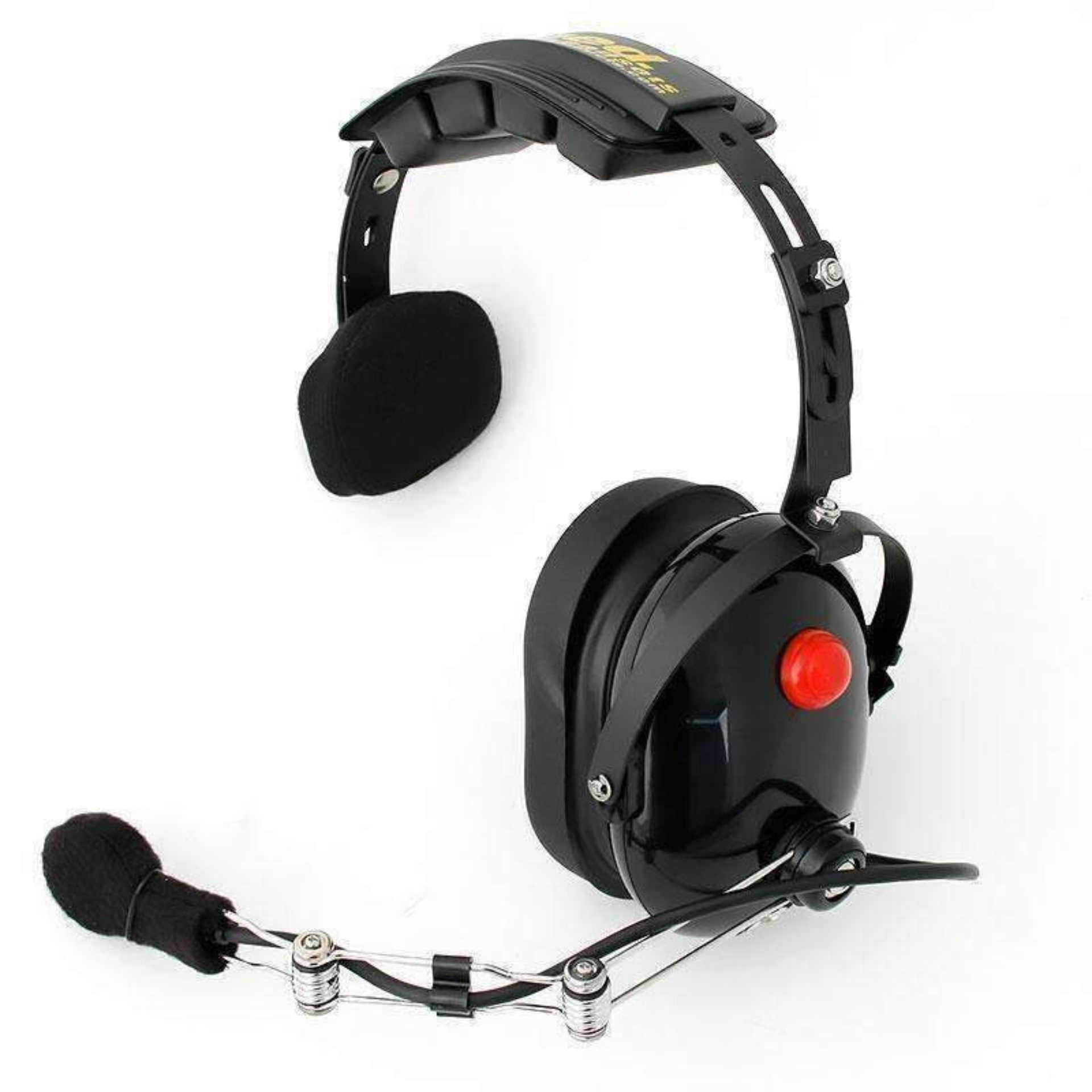 Picture of Rugged Radios H15 Single Side Headset for 2-Way Radios - Black