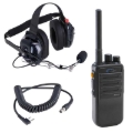 Picture of Rugged Radios Crew Chief - H42 Spotter Headset and Rugged Handheld Radio Package - Blue