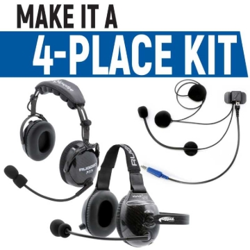 Picture of Rugged Radios Rear Seat Expansion Kit with Helmet Kits or Headsets Offroad Mono / Helmet Kit