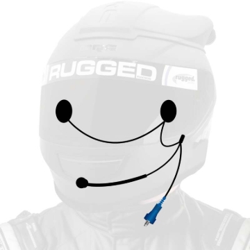 Picture of Rugged Radios OFFROAD Wired Helmet Kit with Alpha Audio Speakers & Mic