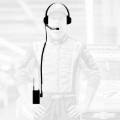 Picture of Rugged Radios Crew Chief - H42 Spotter Headset and Rugged Handheld Radio Package - Black
