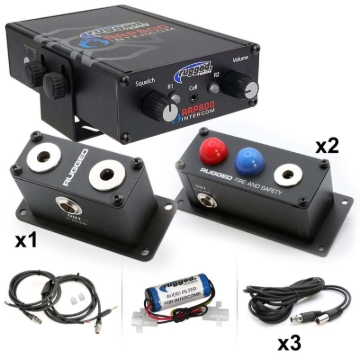 Picture of Rugged Radios Fire and Safety 4-Person Dual Radio Intercom Kit