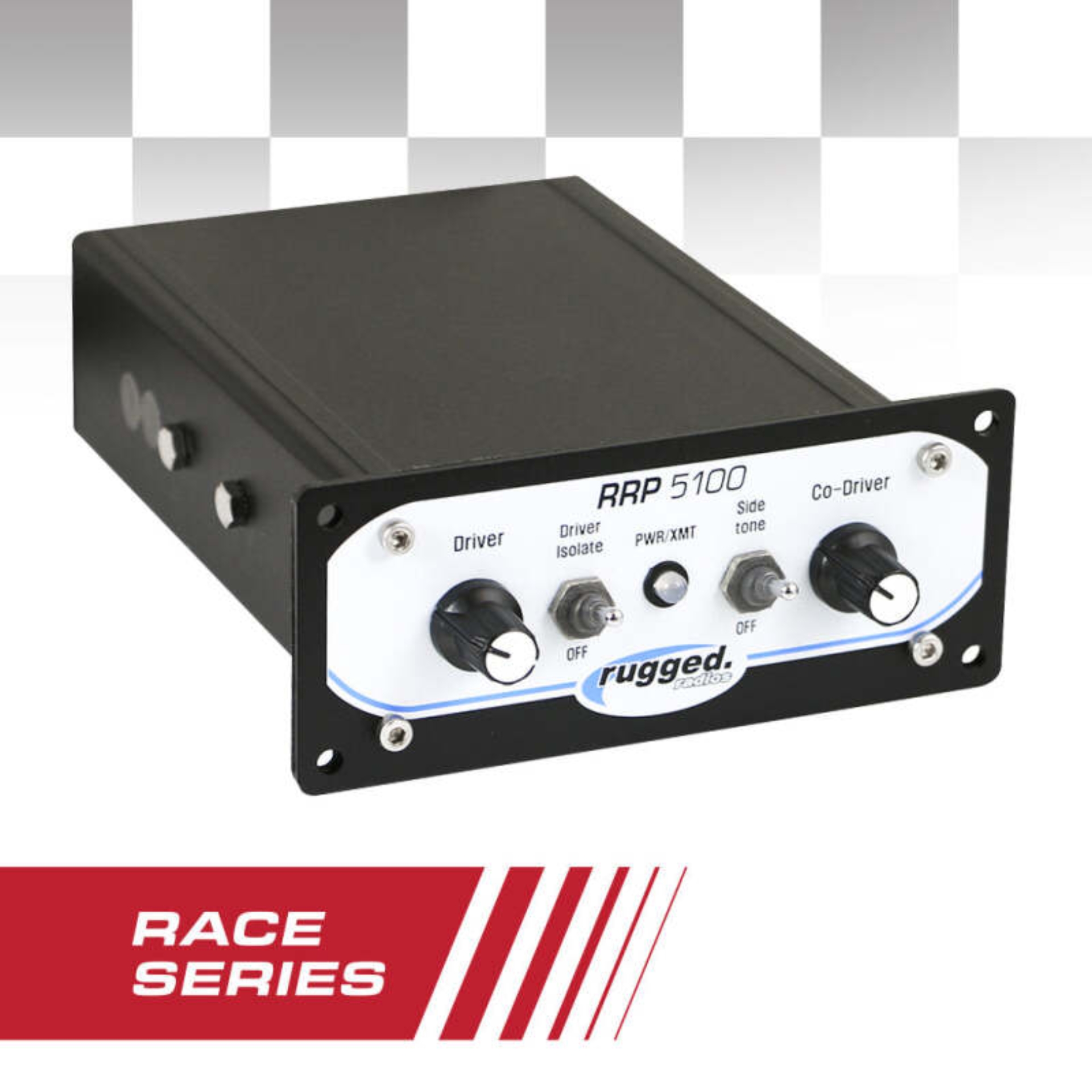 Picture of Rugged Radios RRP5100 PRO - Race Series Panel Mount Intercom Without DSP Chips