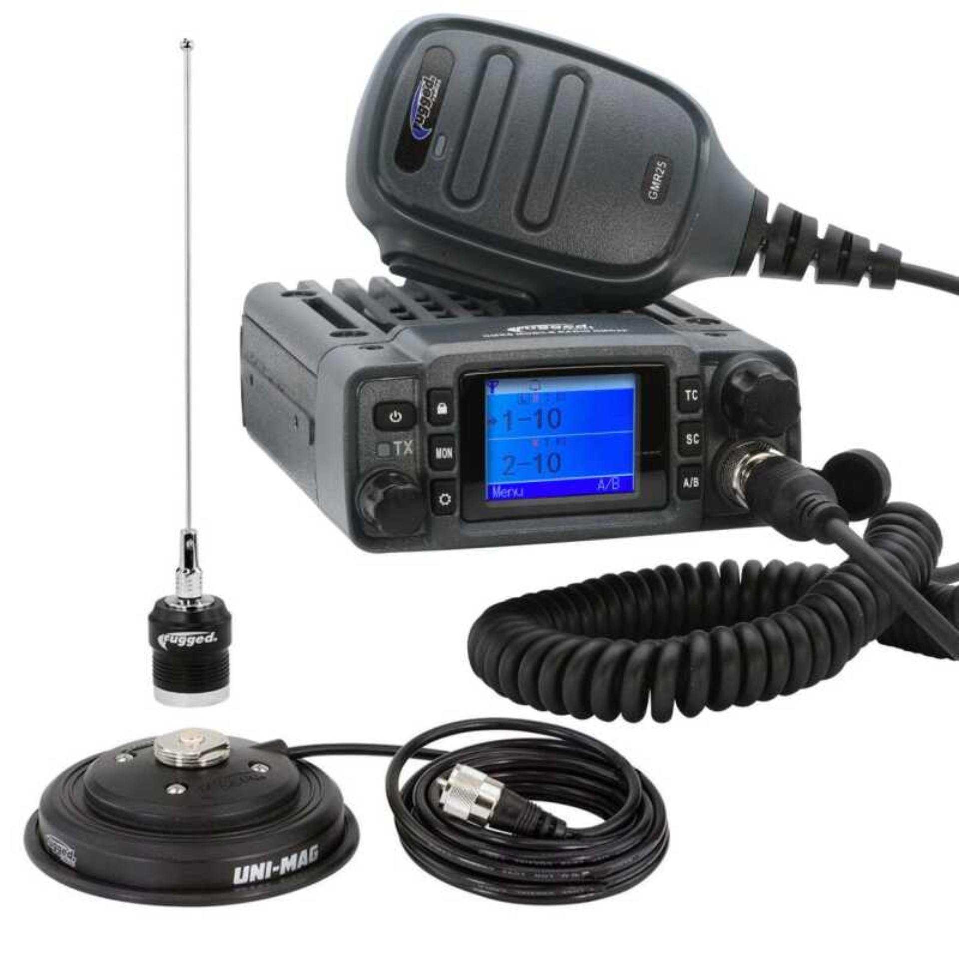Picture of Rugged Radios Radio Kit - GMR25 Waterproof GMRS Band Mobile Radio with Antenna