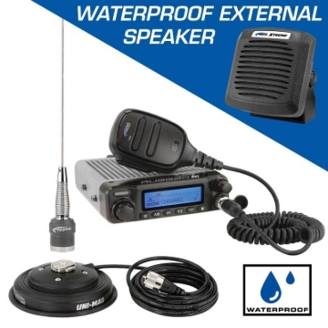 Picture of Rugged Radios Radio M1 RACE SERIES - Hi-Power Waterproof Bus Band Mobile Radio Kit w/ Ext Speaker