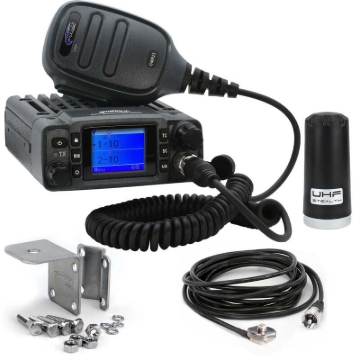 Picture of Rugged Radios Radio Kit Lite - GMR25 Waterproof GMRS Mobile Radio with Stealth Antenna