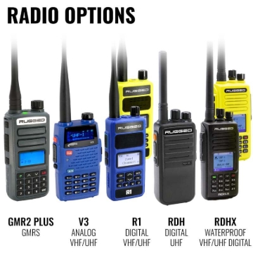 Picture of Rugged Radios ENDURO Moto Kit w/ R1 (Blue) - Business Band Radio