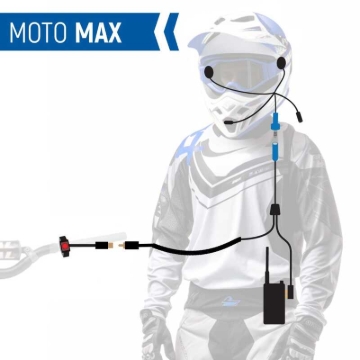 Picture of Rugged Radios MOTO MAX Comm Kit w/ HD OFFROAD Cables With GMR2 PLUS - GMRS Radio